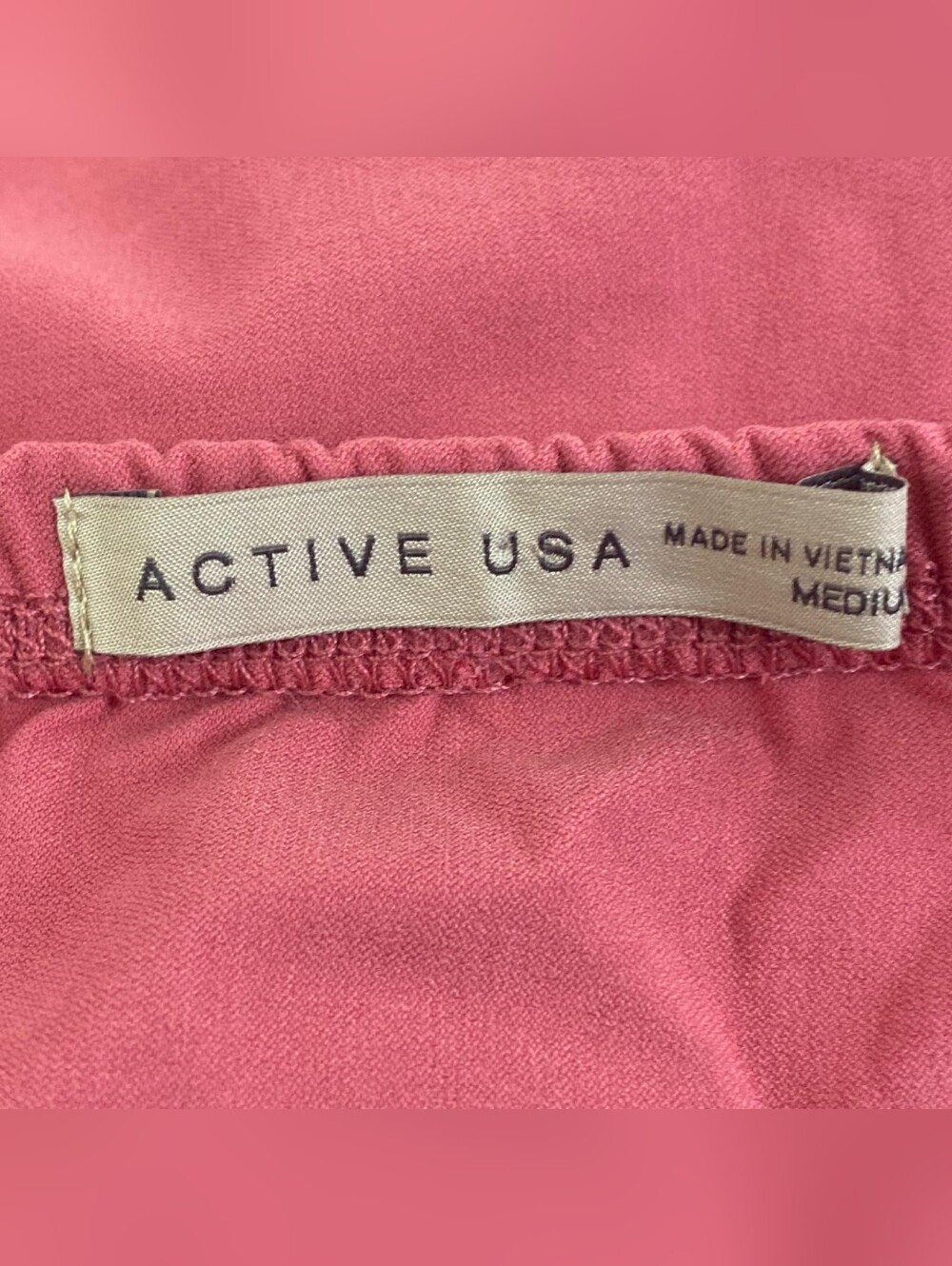 Active USA Pink Bustier Corset Top Size M Ruched Underwire Camisole Crop Top - Picture 3 of 7